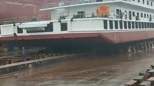 國產船舶順利下水，氣囊技術彰顯科技突破